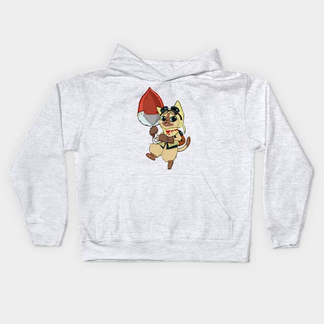 Palico Kids Hoodie by shootingstarsaver@gmail.com